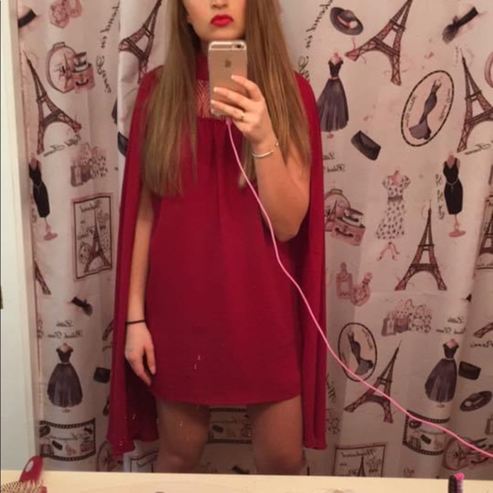 Nasty Gal Cape Dress